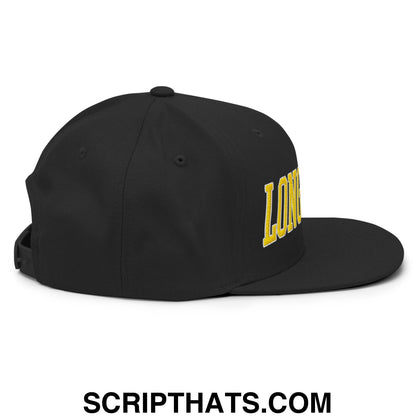 Long Beach Block Snapback Hat Black