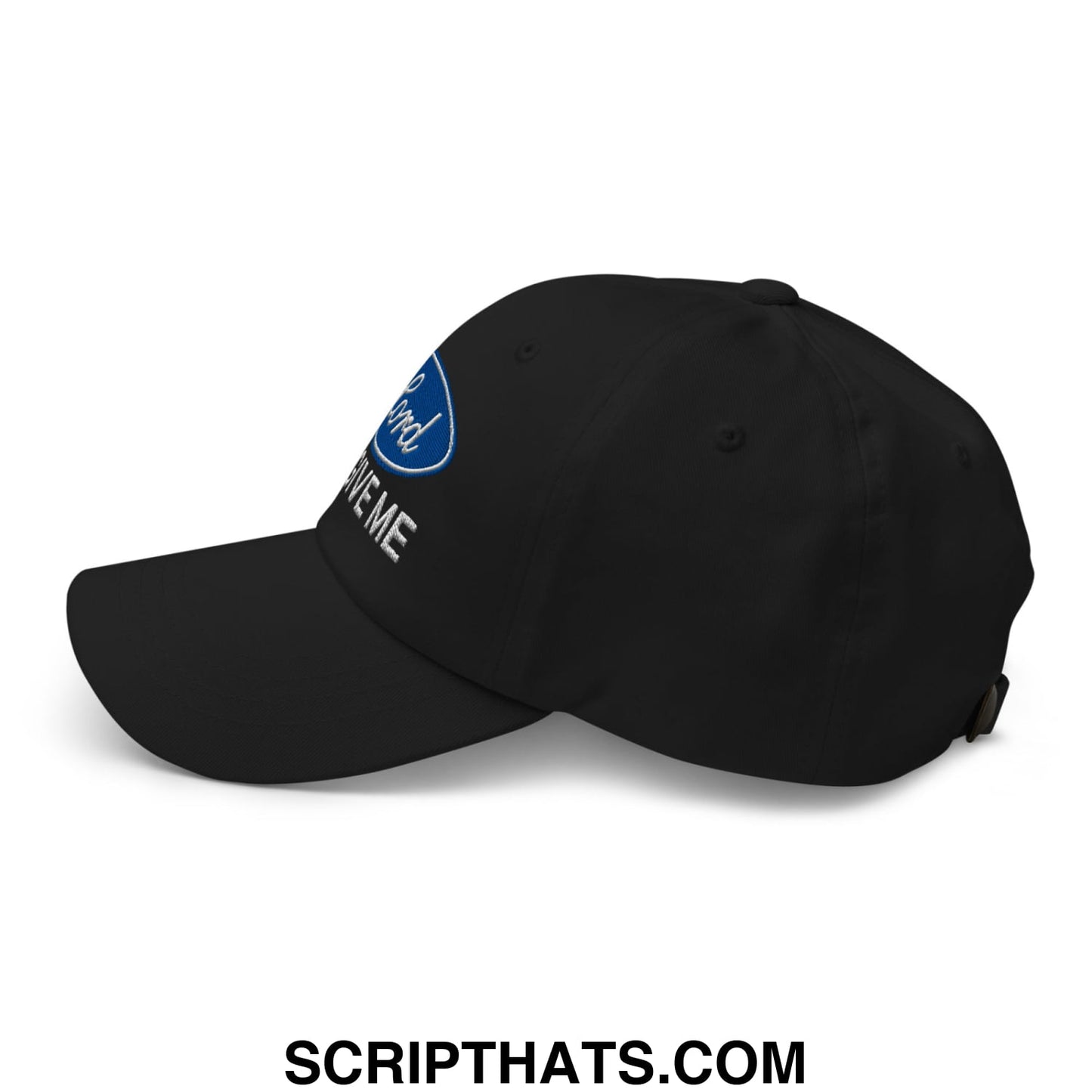 Lord Forgive Me Embroidered Unstructured Dad Hat Black