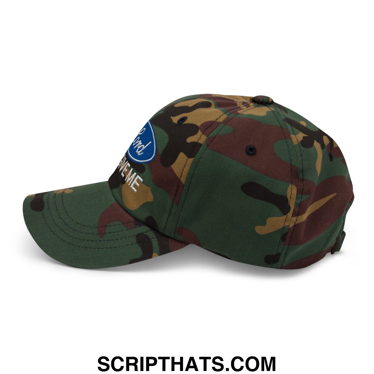 Lord Forgive Me Embroidered Unstructured Dad Hat Green Camo