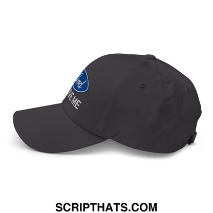 Lord Forgive Me Embroidered Unstructured Dad Hat Dark Grey