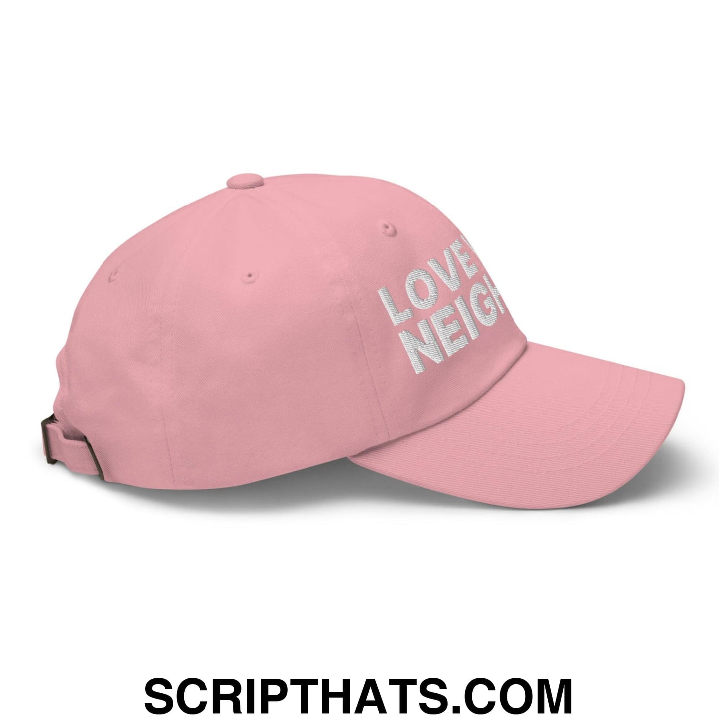 Love Your Neighbor Dad Hat Pink