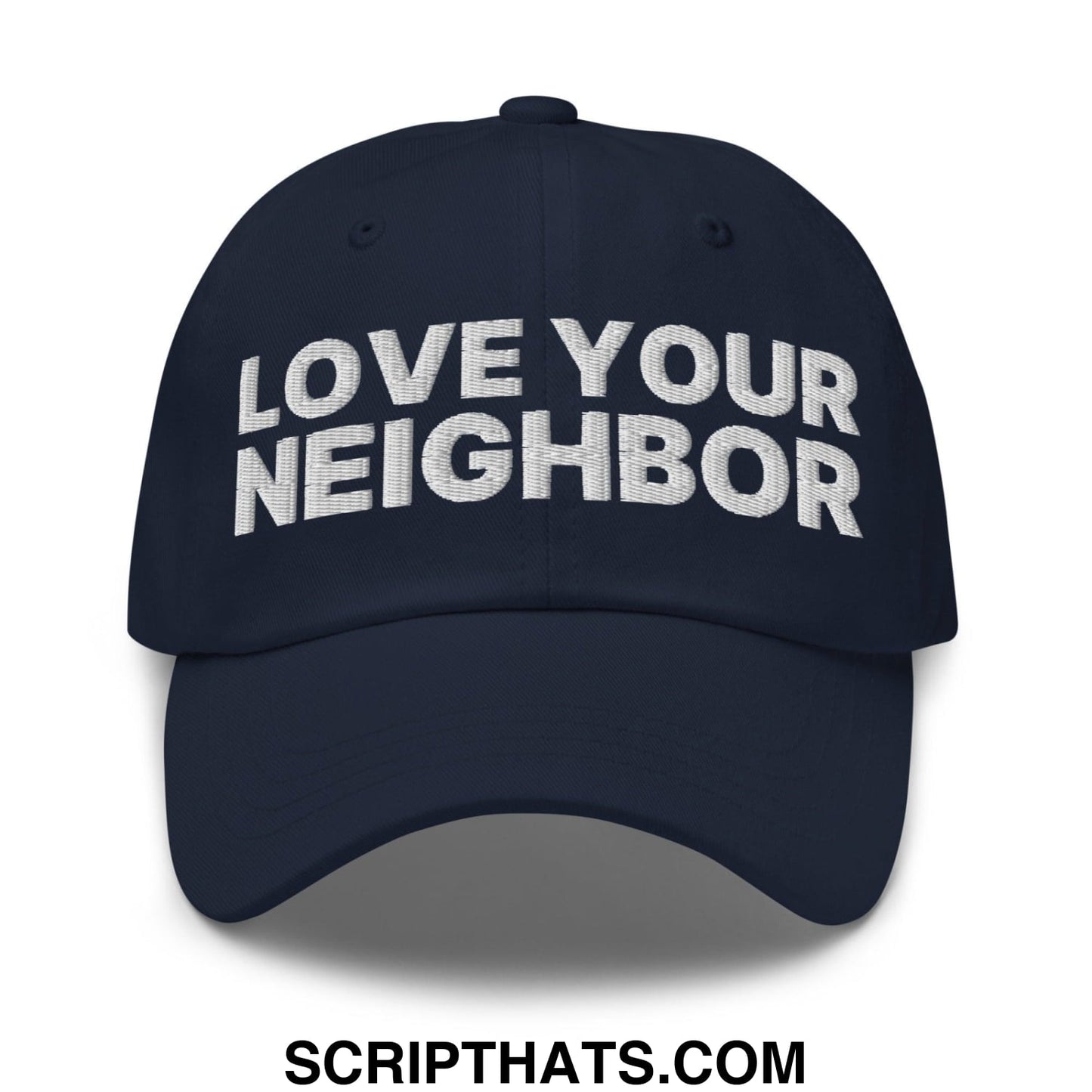 Love Your Neighbor Dad Hat Navy