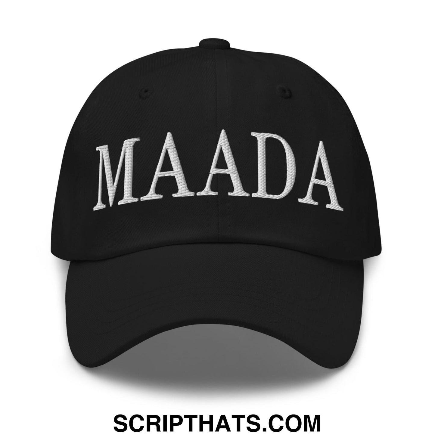 MAADA Make America A Democracy Again Embroidered Unstructured Dad Hat Black