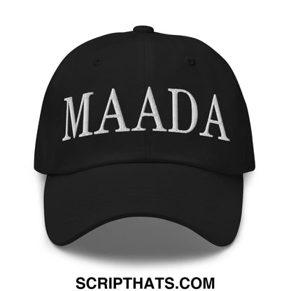 MAADA Make America A Democracy Again Embroidered Unstructured Dad Hat Black