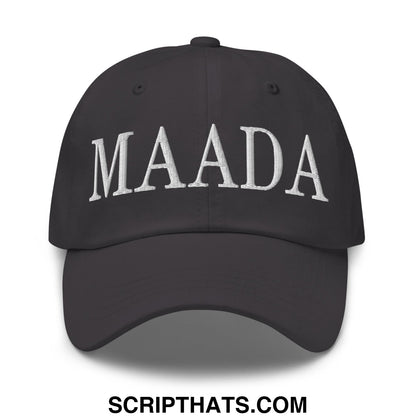 MAADA Make America A Democracy Again Embroidered Unstructured Dad Hat Dark Grey