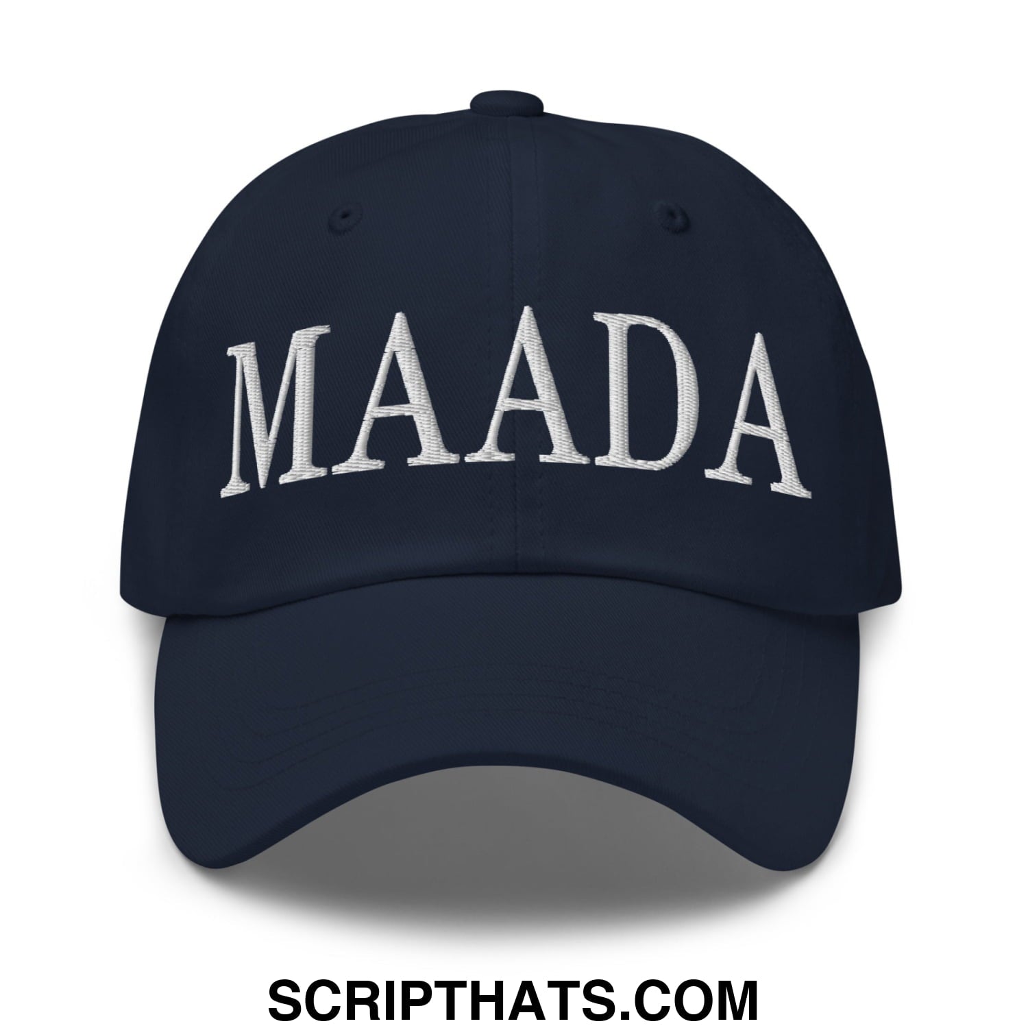 MAADA Make America A Democracy Again Embroidered Unstructured Dad Hat Navy