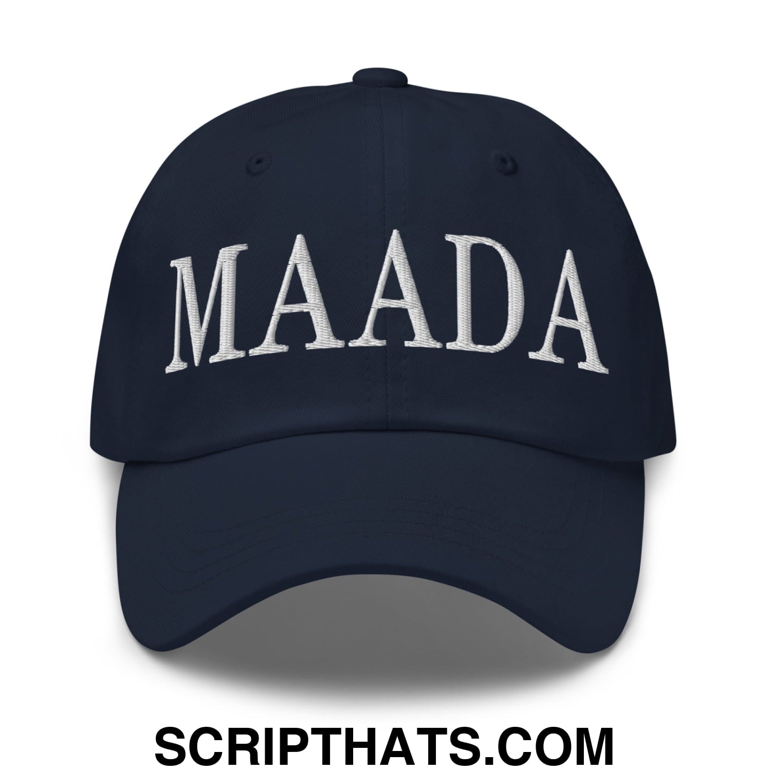 MAADA Make America A Democracy Again Embroidered Unstructured Dad Hat Navy