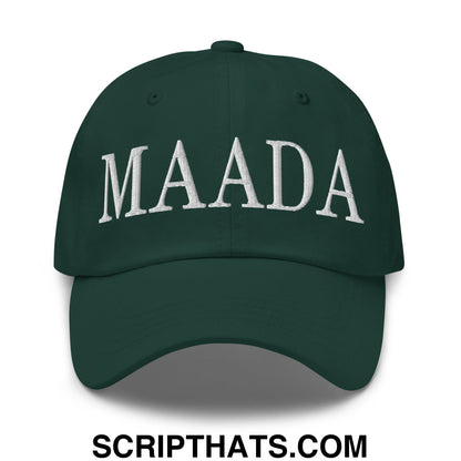 MAADA Make America A Democracy Again Embroidered Unstructured Dad Hat Spruce