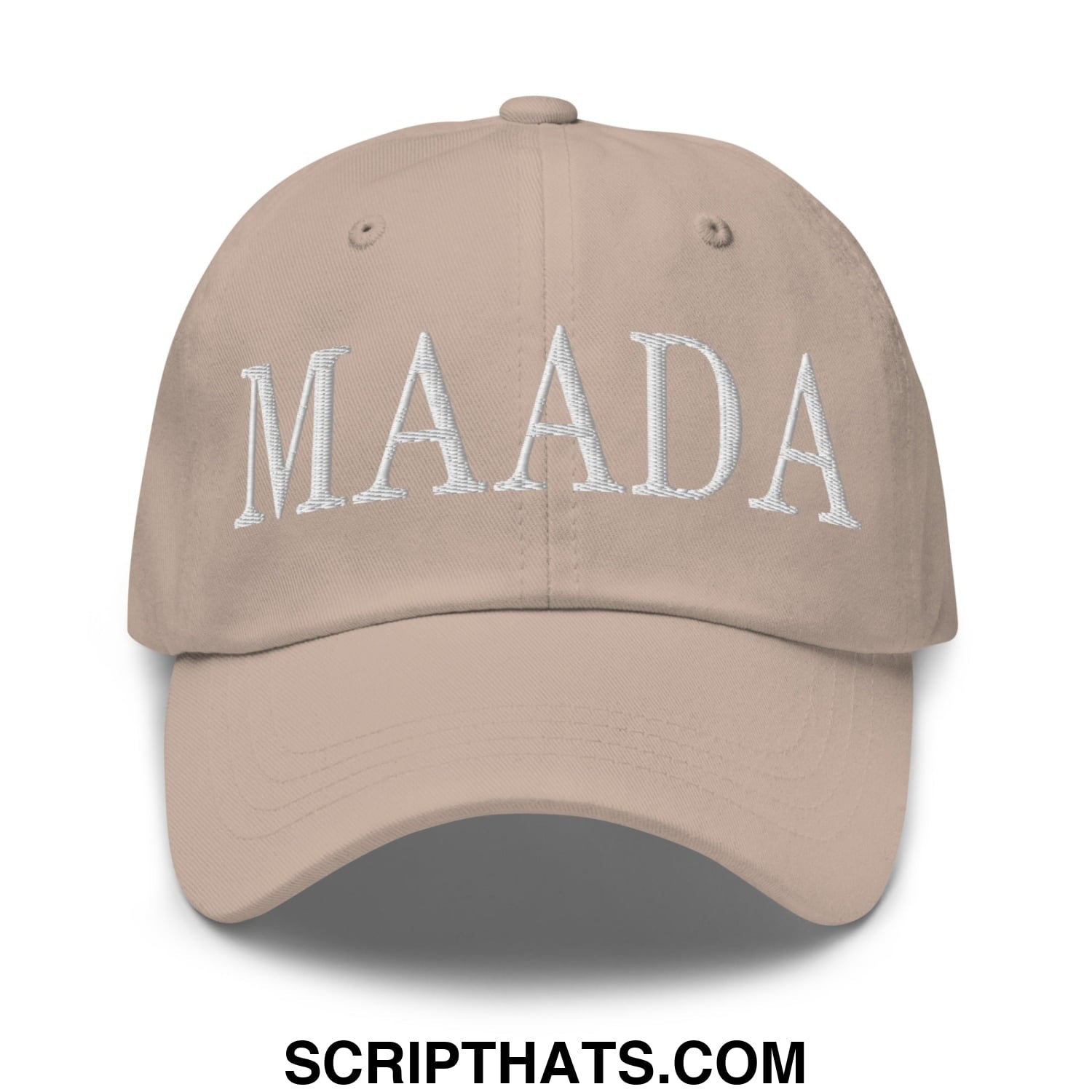 MAADA Make America A Democracy Again Embroidered Unstructured Dad Hat Stone