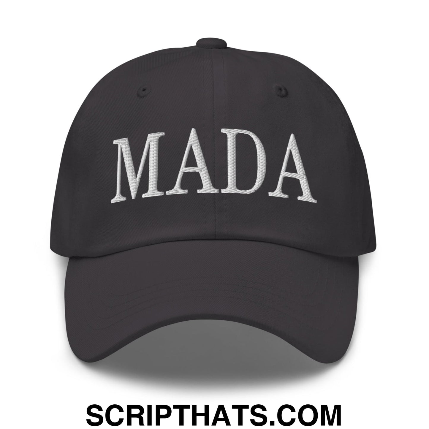 MADA Make America Democrat Again Embroidered Unstructured Dad Hat Dark Grey