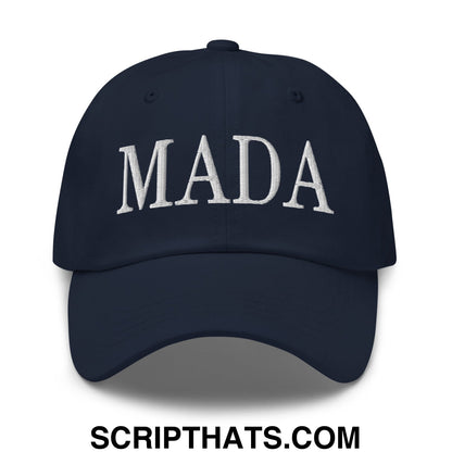MADA Make America Democrat Again Embroidered Unstructured Dad Hat Navy