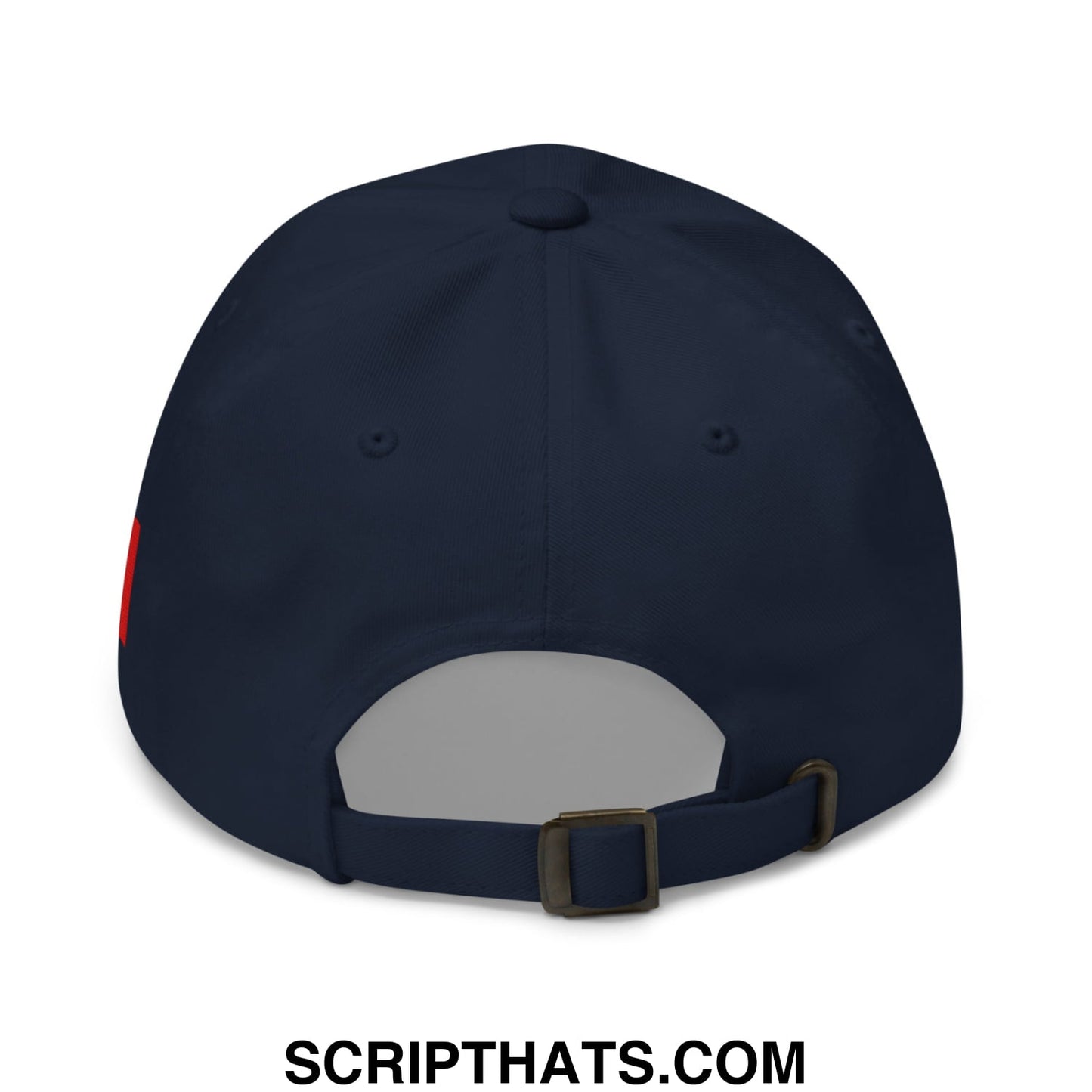 MAGA Make America Go Away Canada Flag Embroidered Unstructured Dad Hat Navy