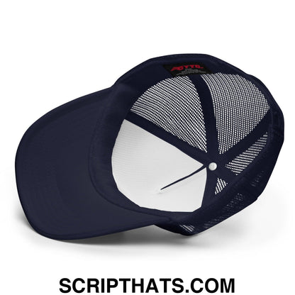 Make 4th of July Great Again Funny Foam Trucker Hat Navy