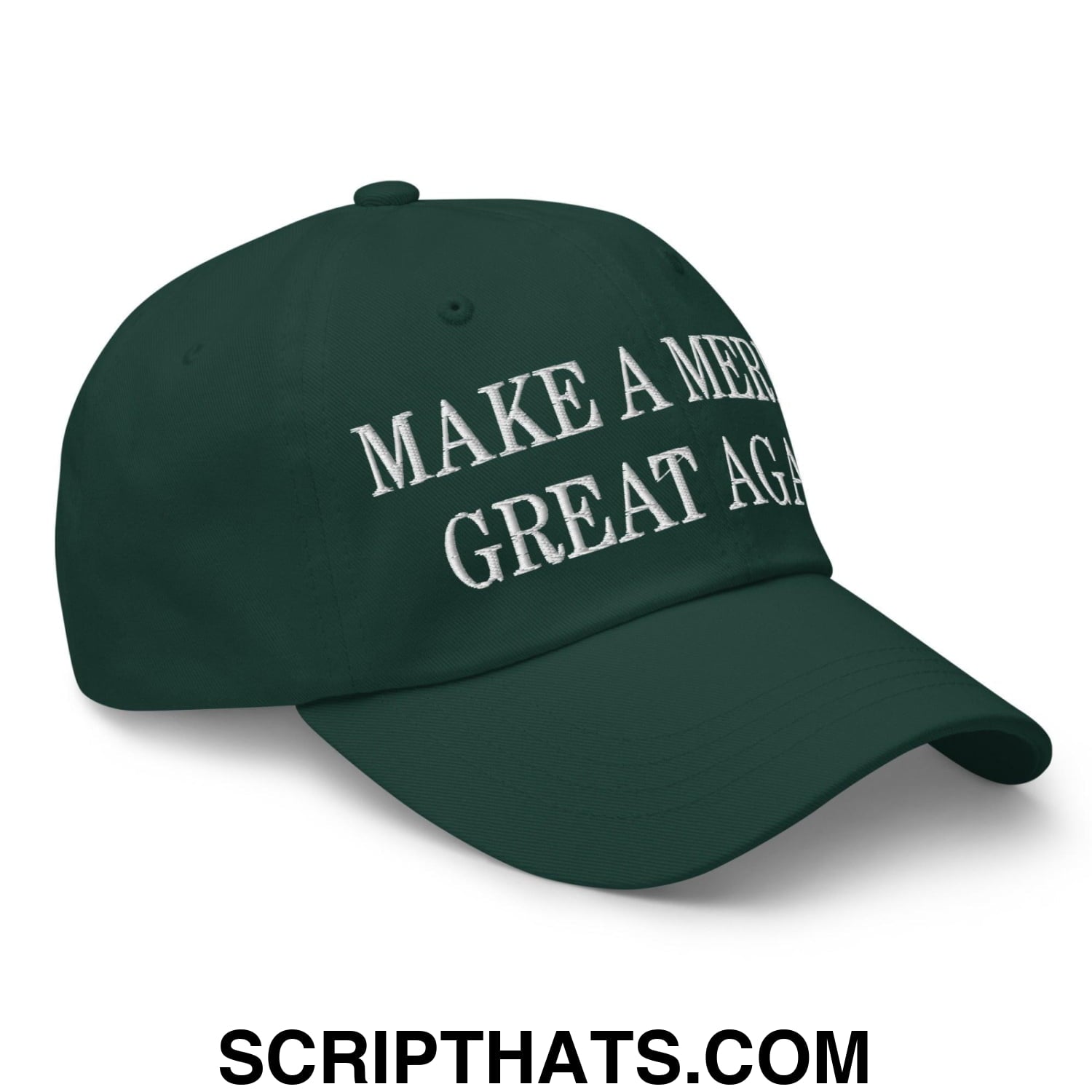 Make A Merkin Great Again Embroidered Dad Hat Spruce