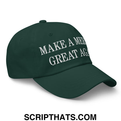 Make A Merkin Great Again Embroidered Dad Hat Spruce