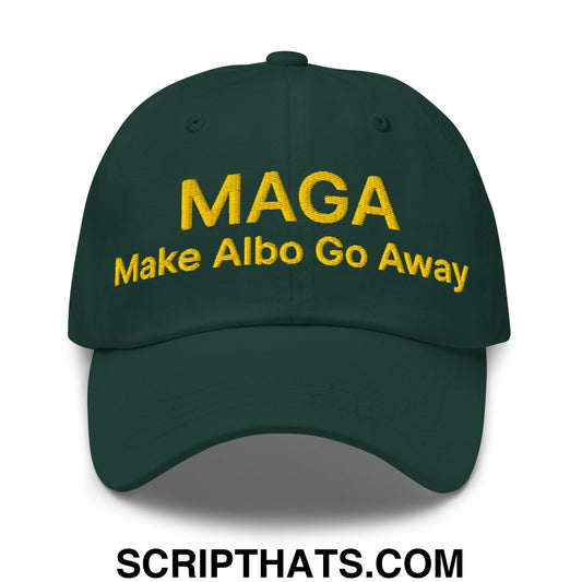 Make Albo Go Away MAGA Embroidered Unstructured Dad Hat Default Title