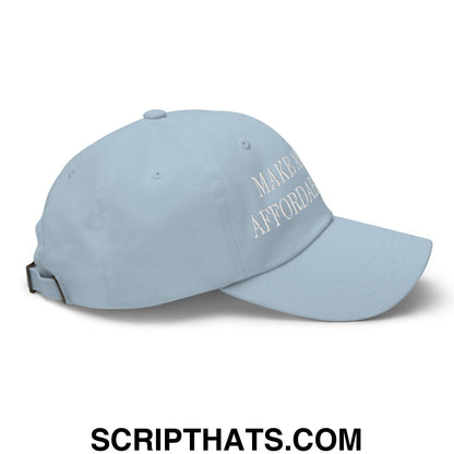 Make America Affordable Again Embroidered Dad Hat Light Blue