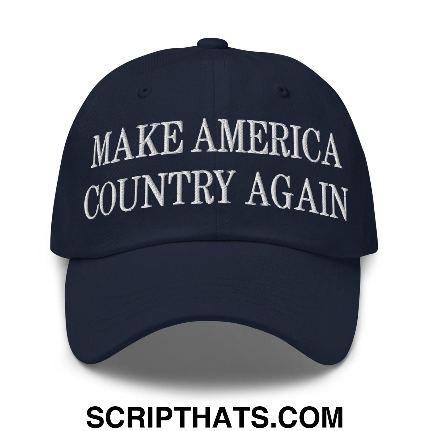 Make America Country Again Embroidered Dad Hat Navy