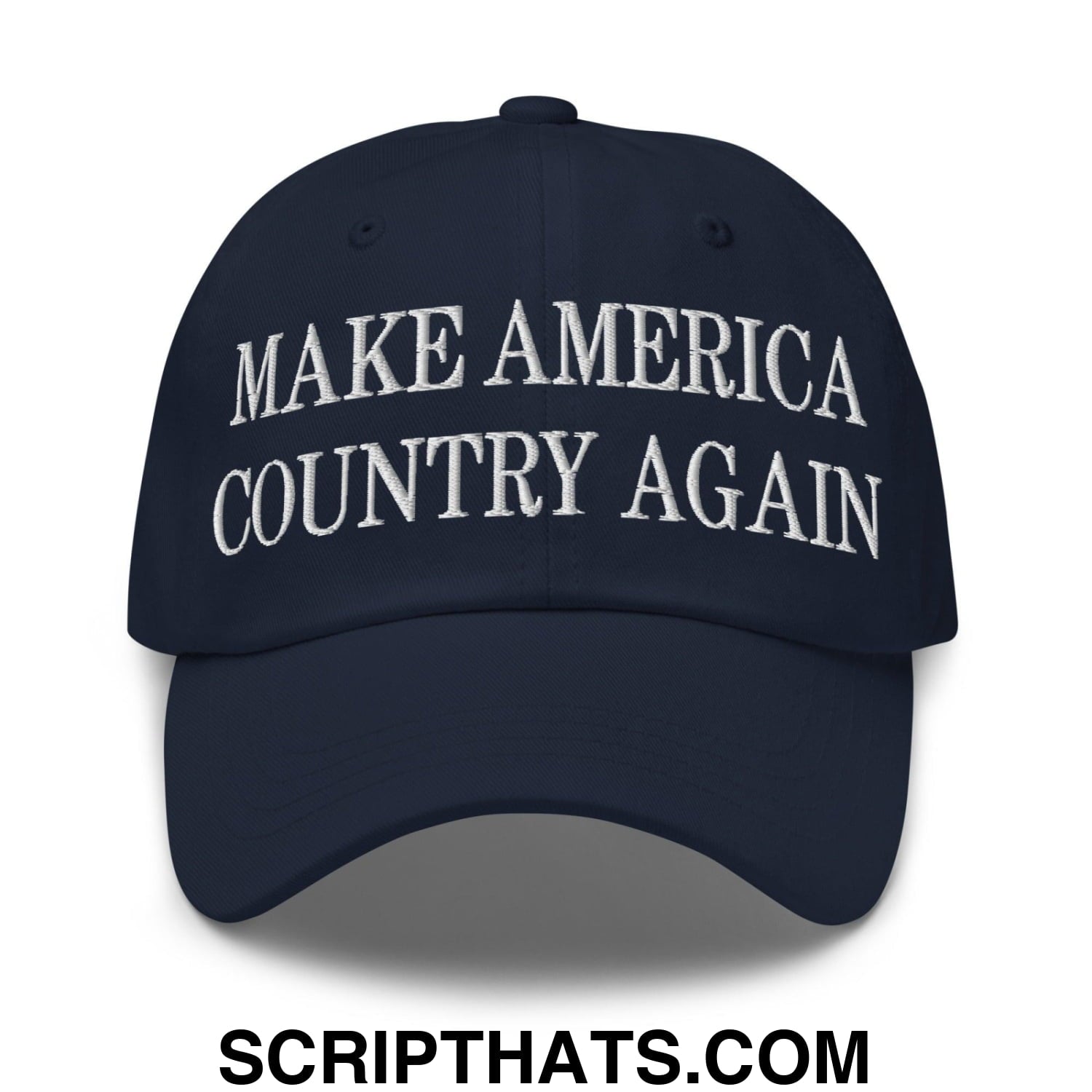 Make America Country Again Embroidered Dad Hat Navy
