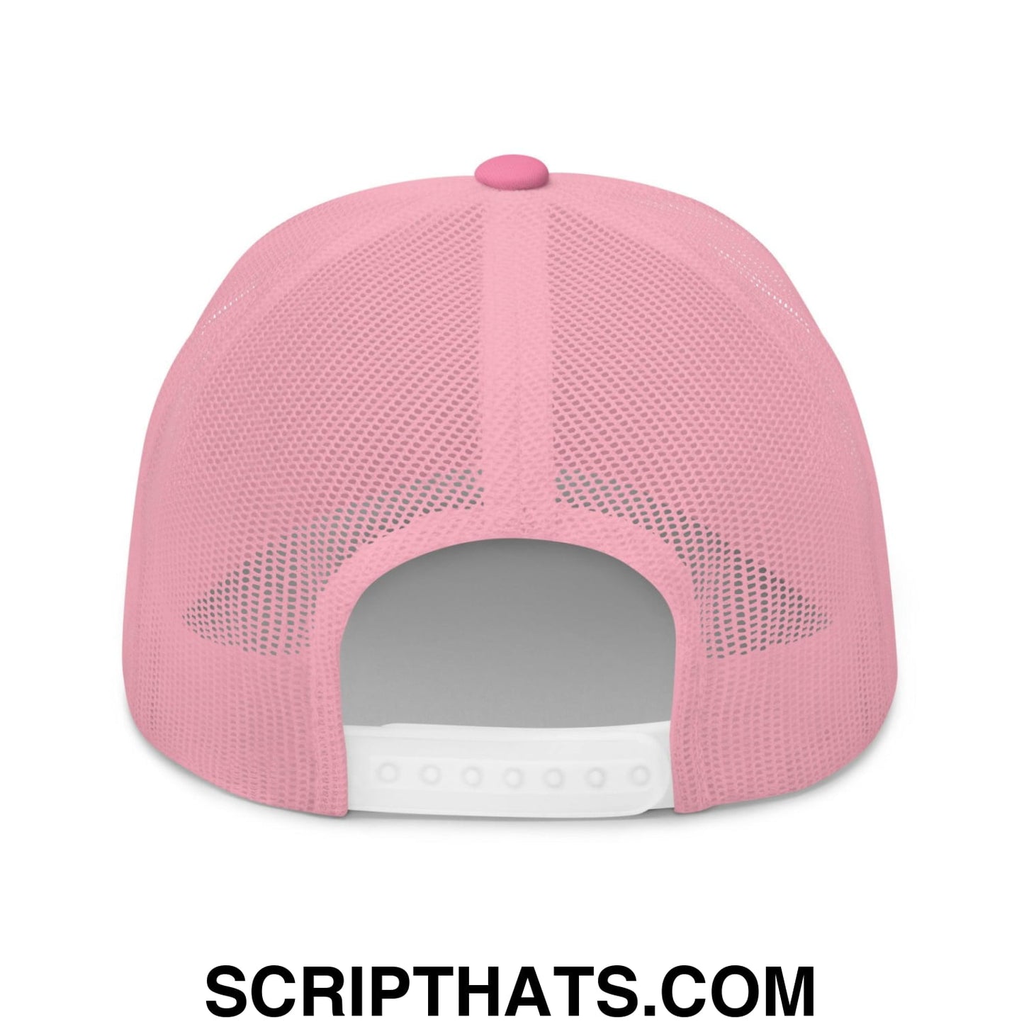 Make America Cowboy Again Embroidered Mesh Trucker Hat Pink