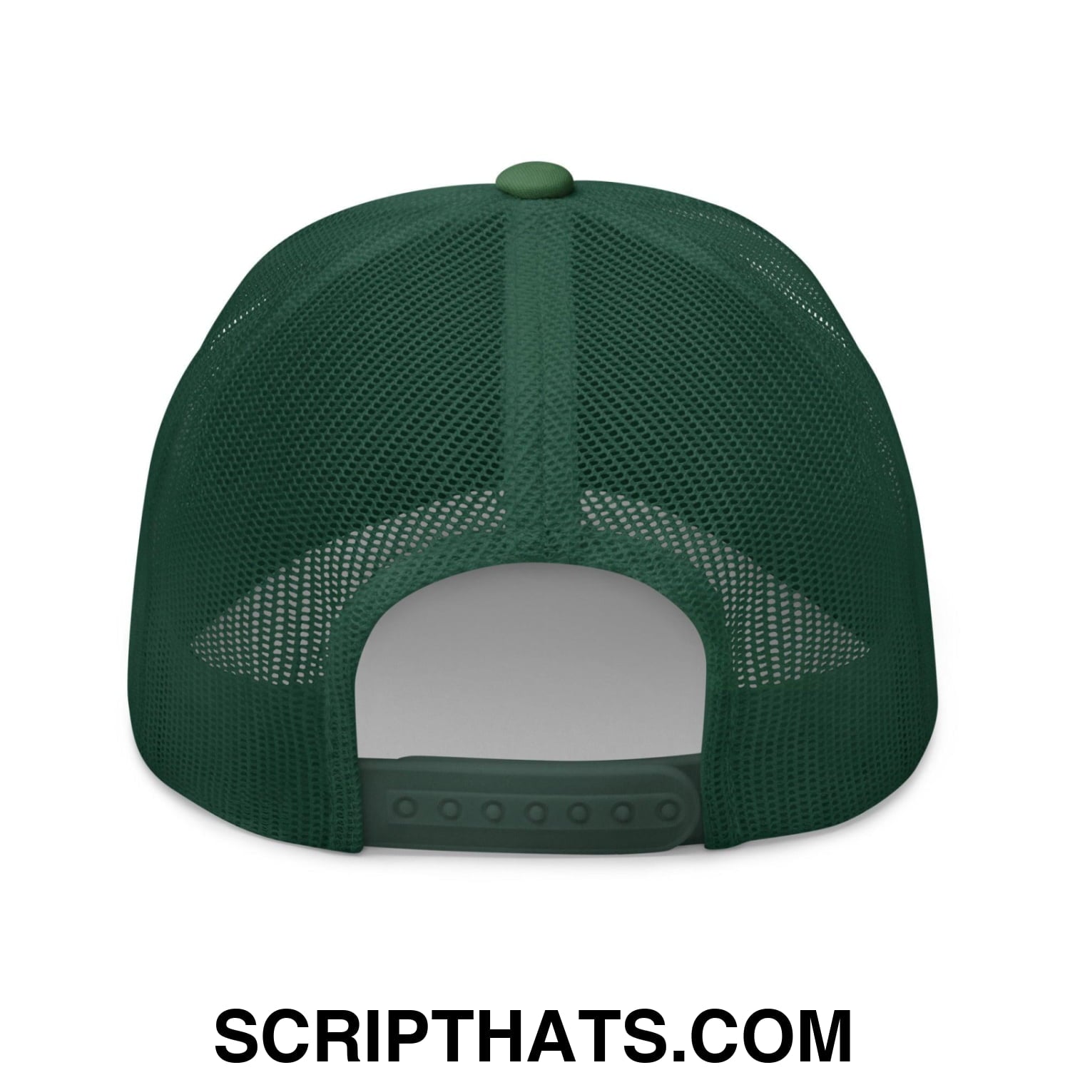Make America Defiant Again Embroidered Mesh Trucker Hat Evergreen