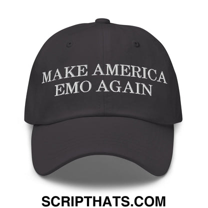 Make America Emo Again Dad Hat Dark Grey
