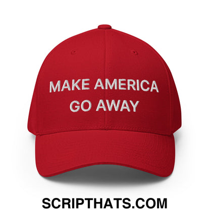 Make America Go Away Iceland Flag Embroidered Stretch Fit Baseball Hat