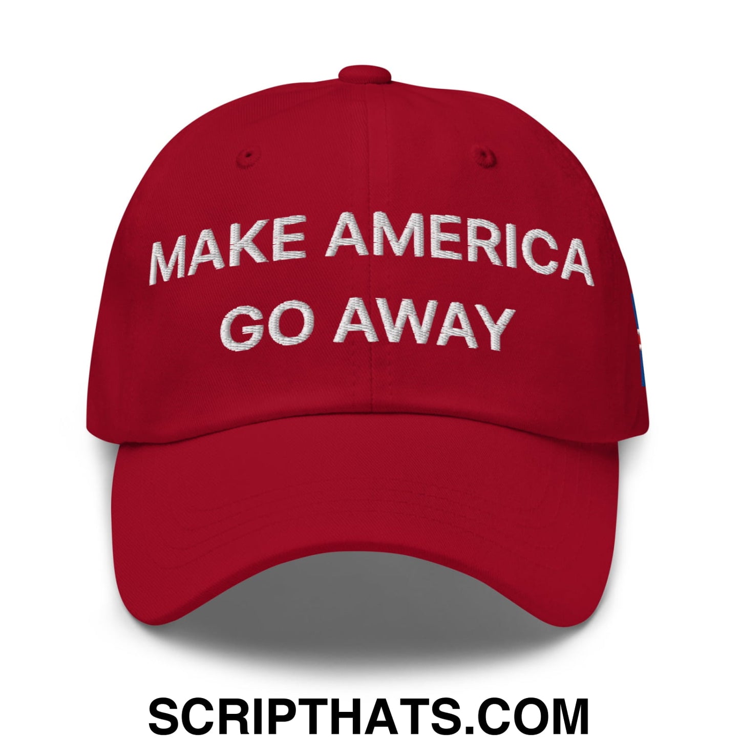 Make America Go Away Iceland Flag Embroidered Unstructured Dad Hat Default Title