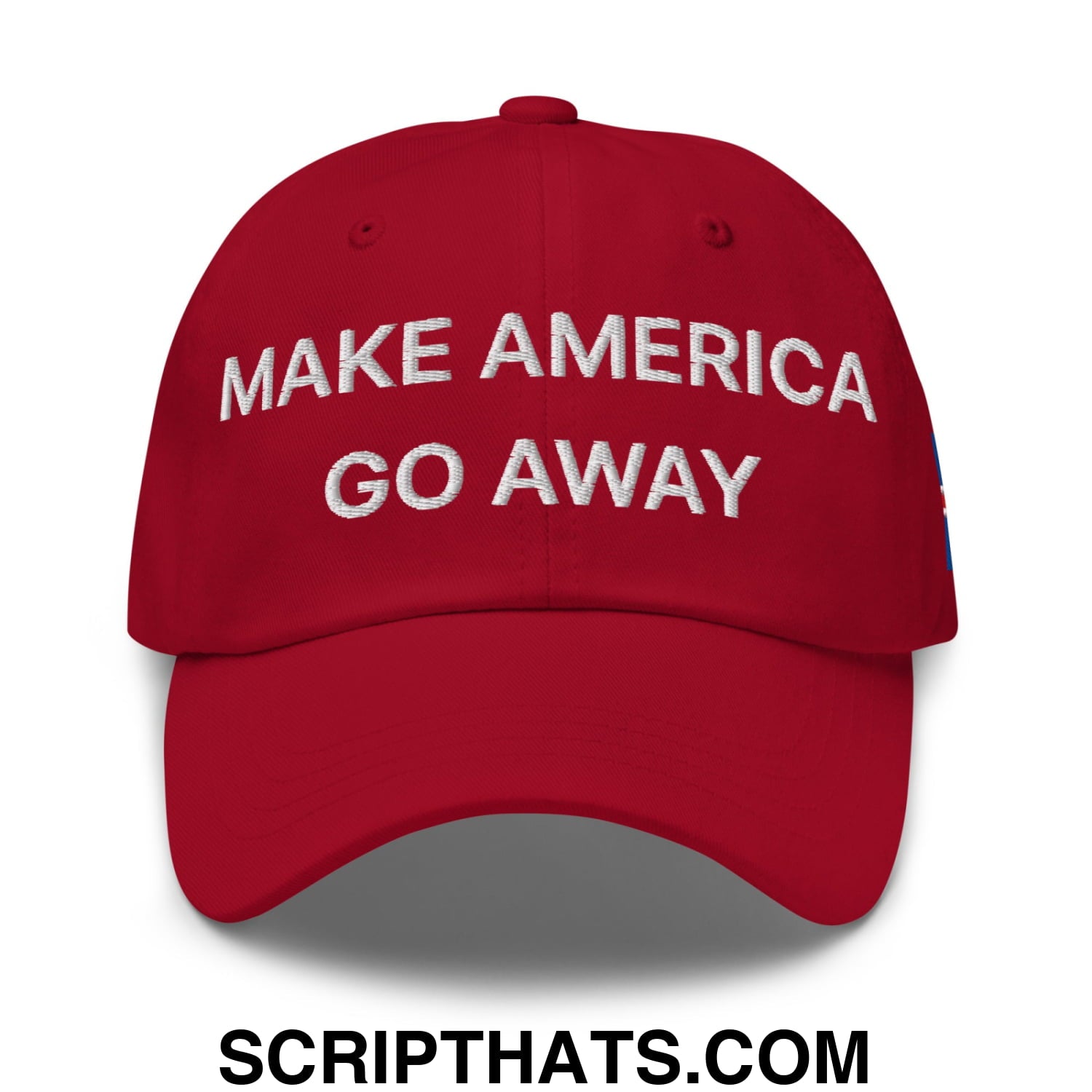 Make America Go Away Iceland Flag Embroidered Unstructured Dad Hat Default Title
