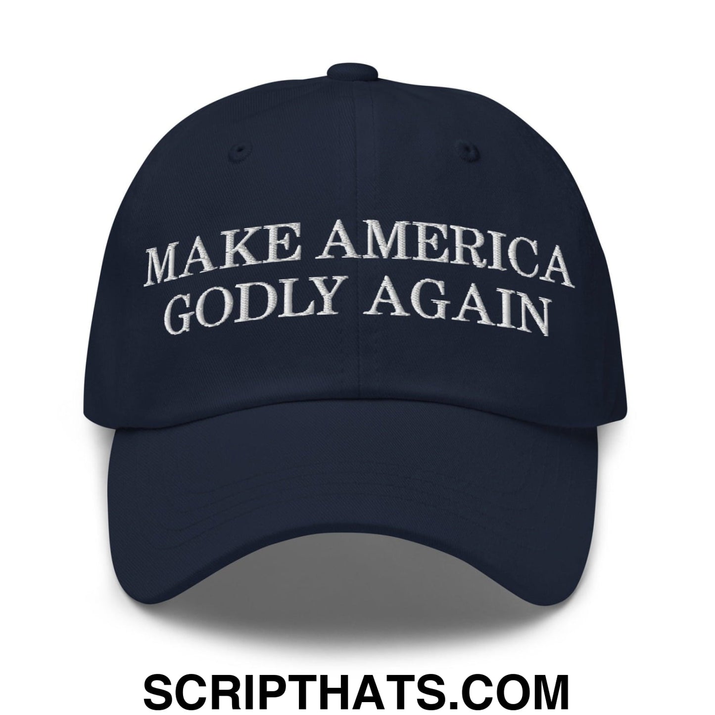 Make America Godly Again Dad Hat Navy