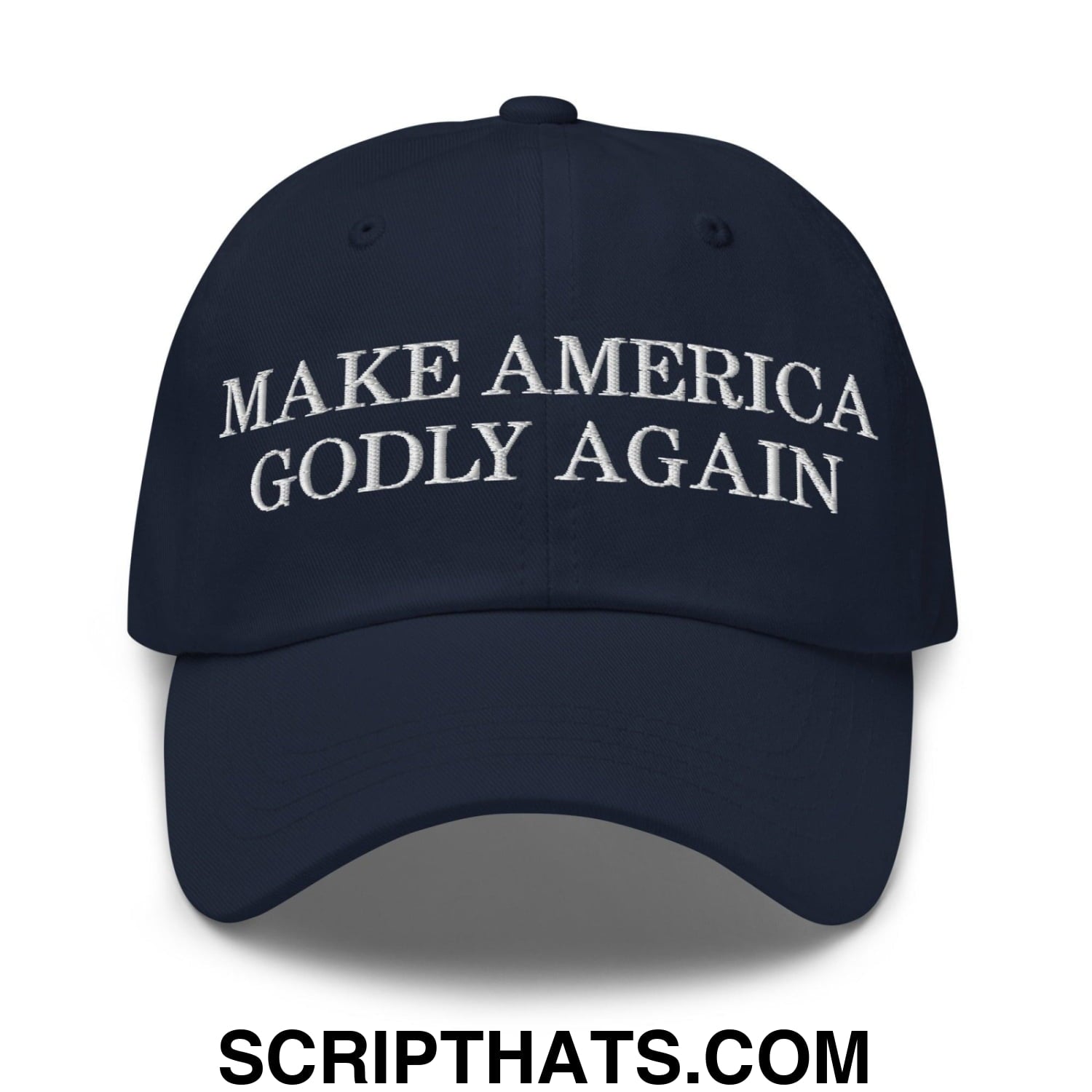 Make America Godly Again Dad Hat Navy