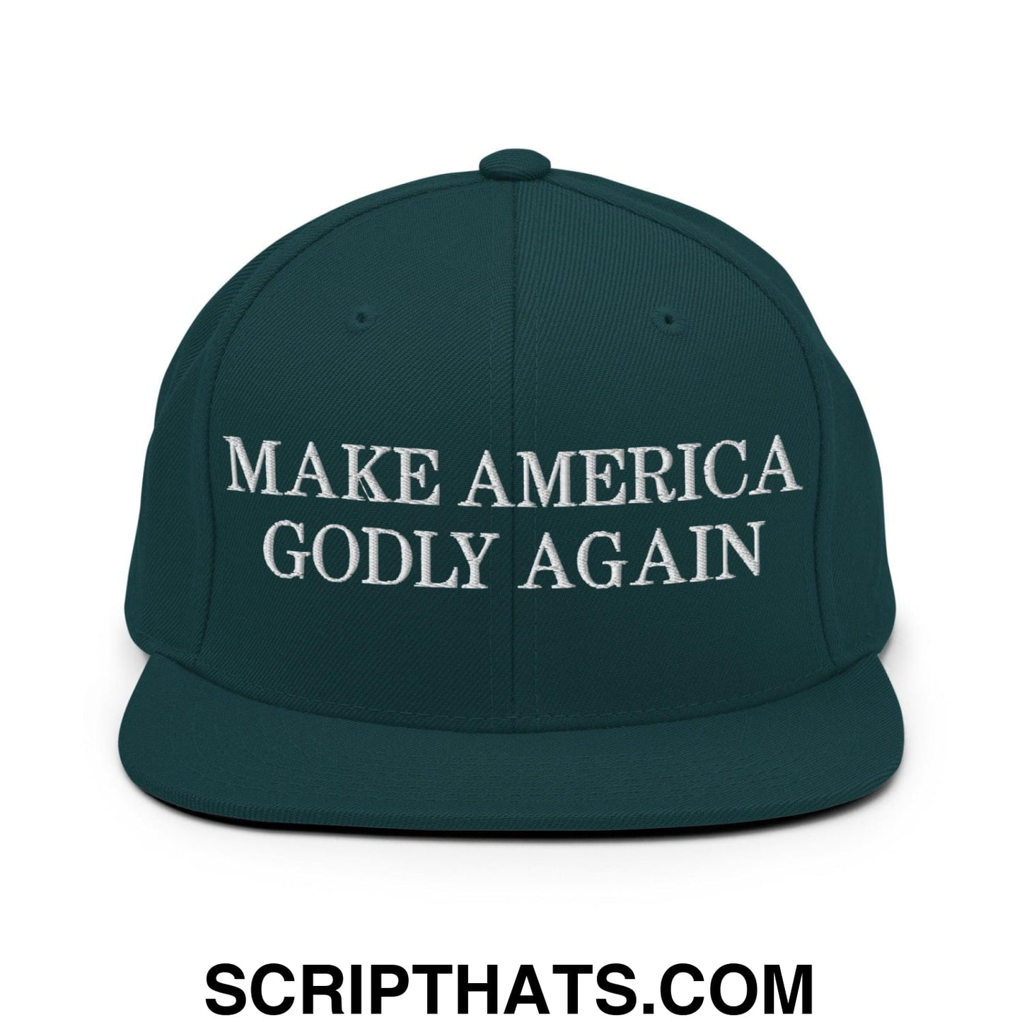 Make America Godly Again Snapback Hat Spruce