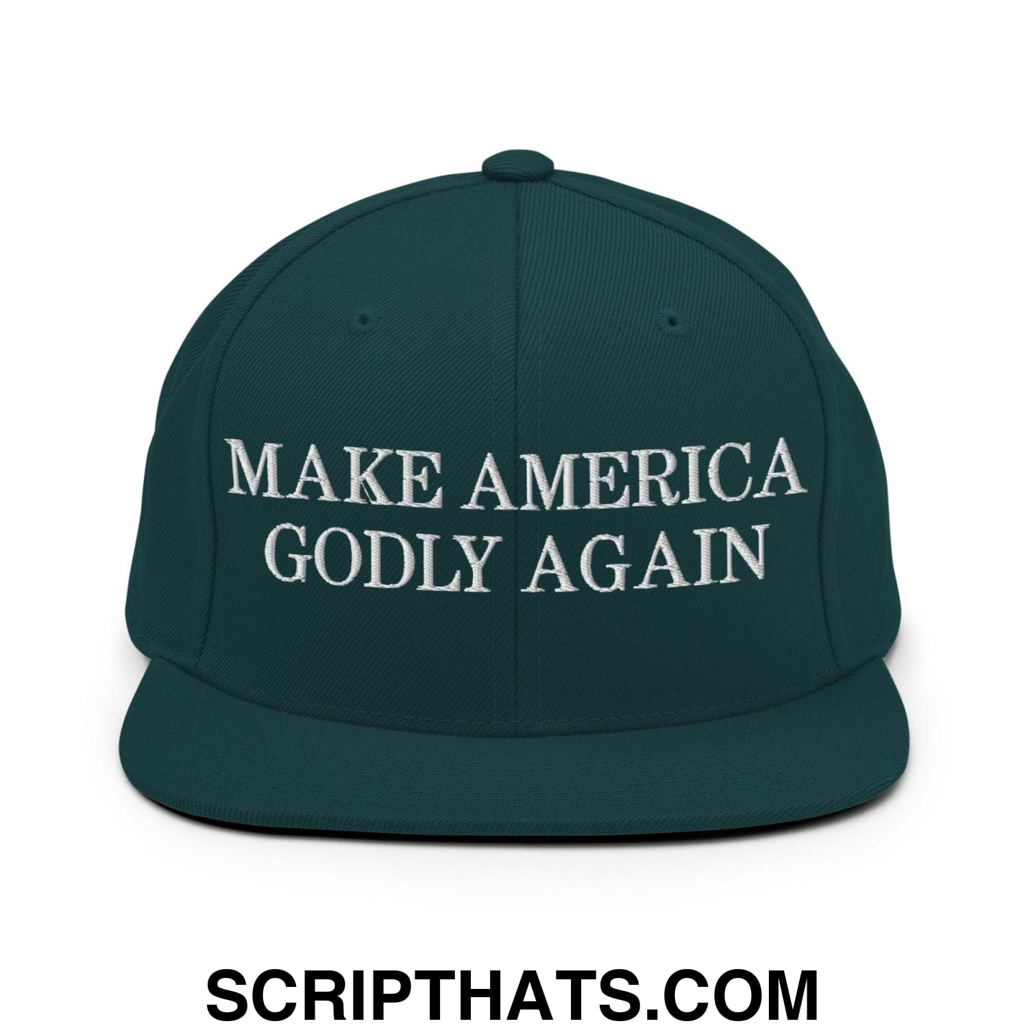 Make America Godly Again Snapback Hat Spruce