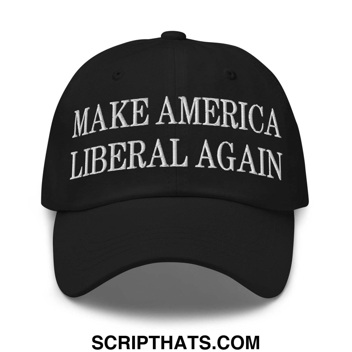 Make America Liberal Again Embroidered Unstructured Dad Hat Black