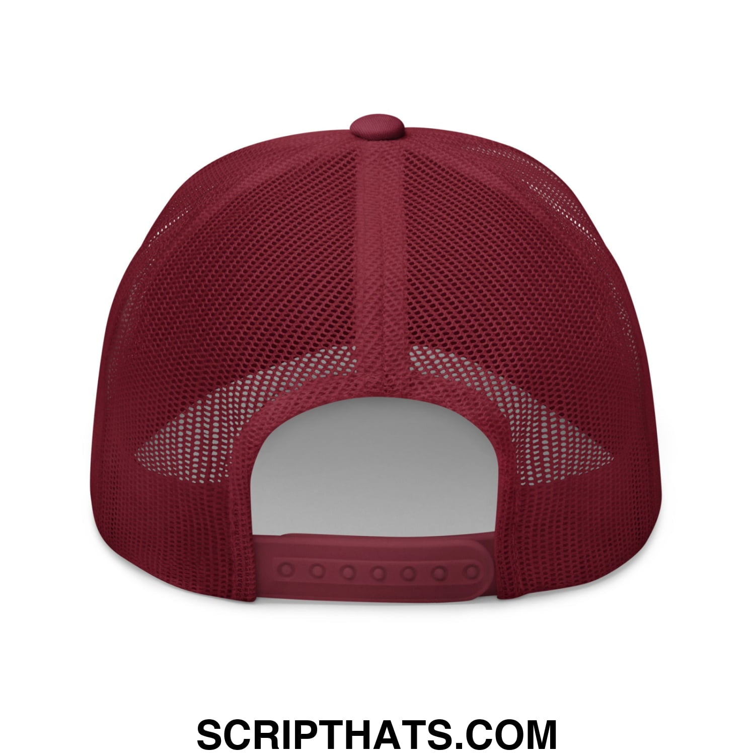 Make America Minneapolis Again Embroidered Mesh Trucker Hat Cranberry