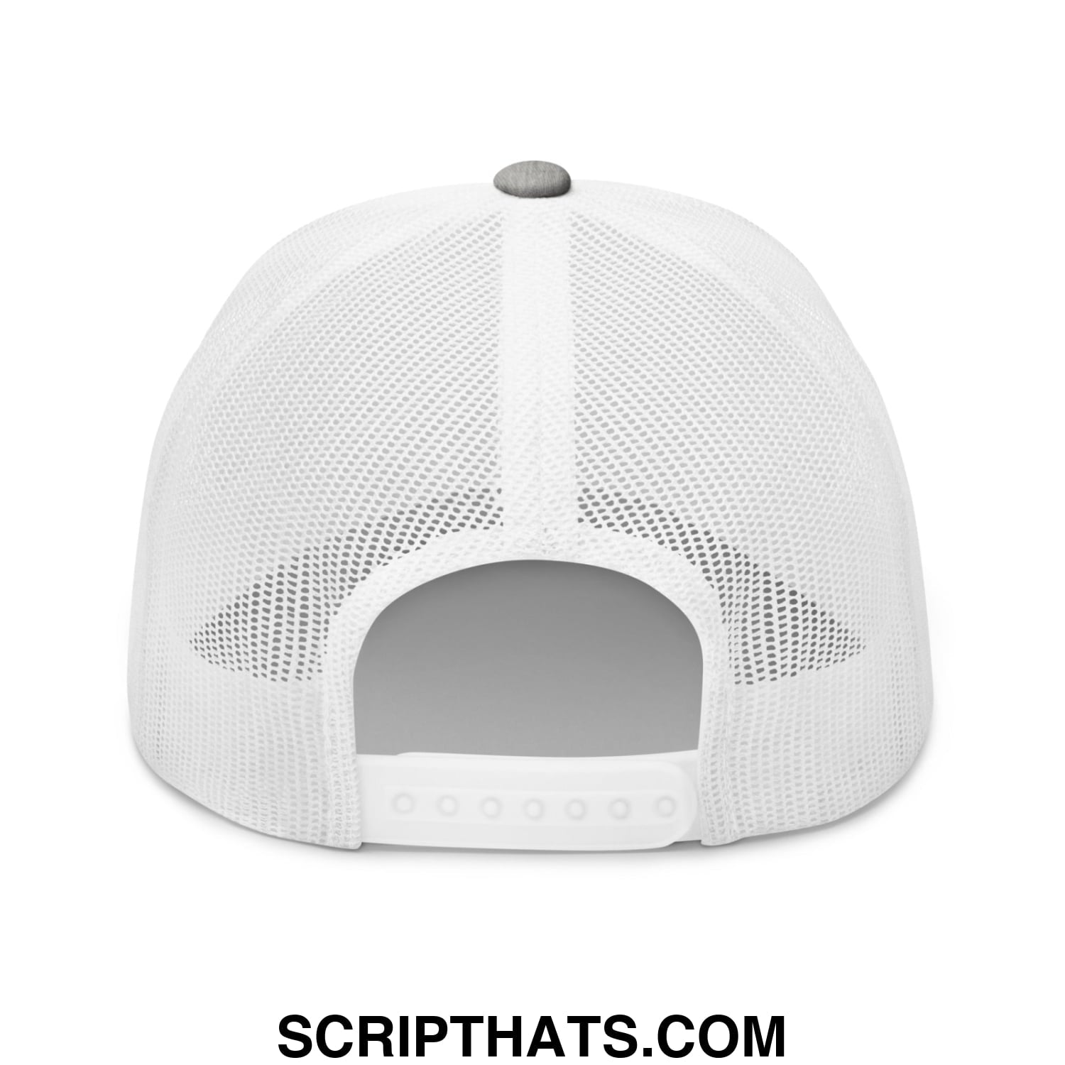 Make America Minneapolis Again Embroidered Mesh Trucker Hat Heather Grey White