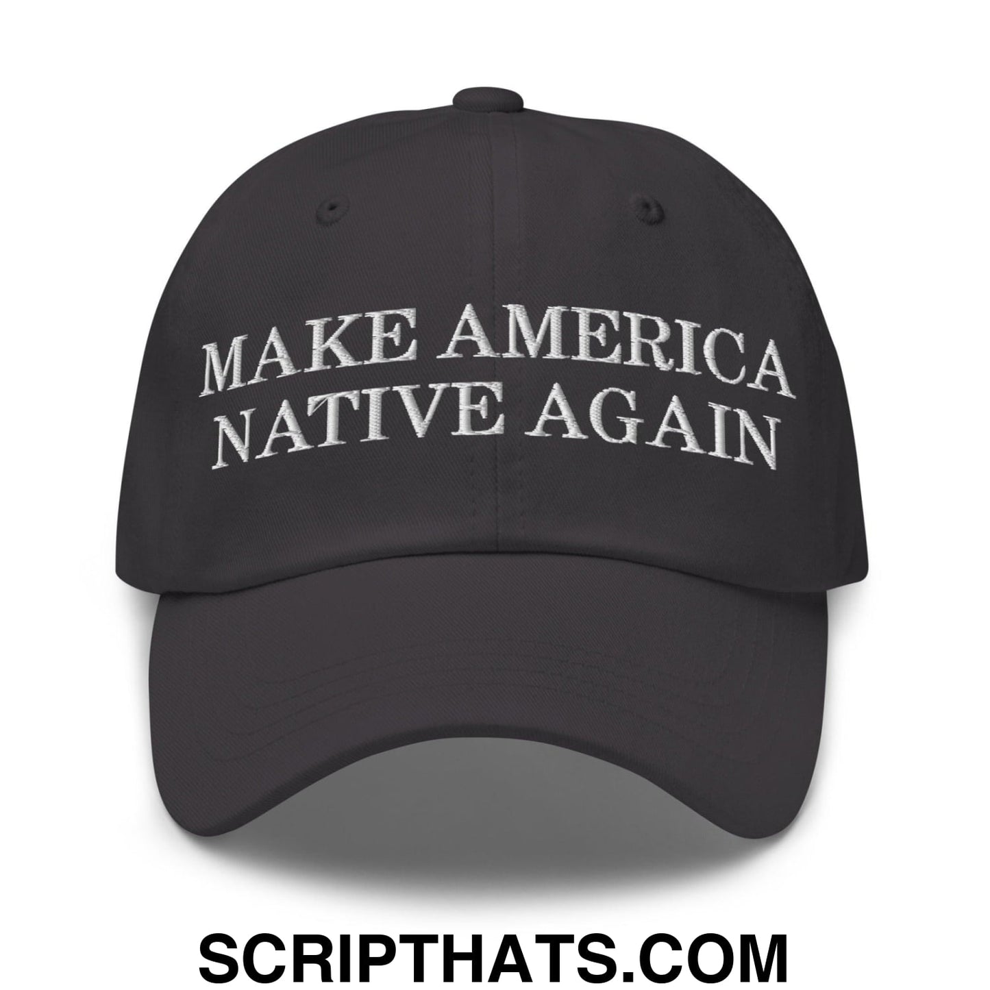 Make America Native Again Dad Hat Dark Grey