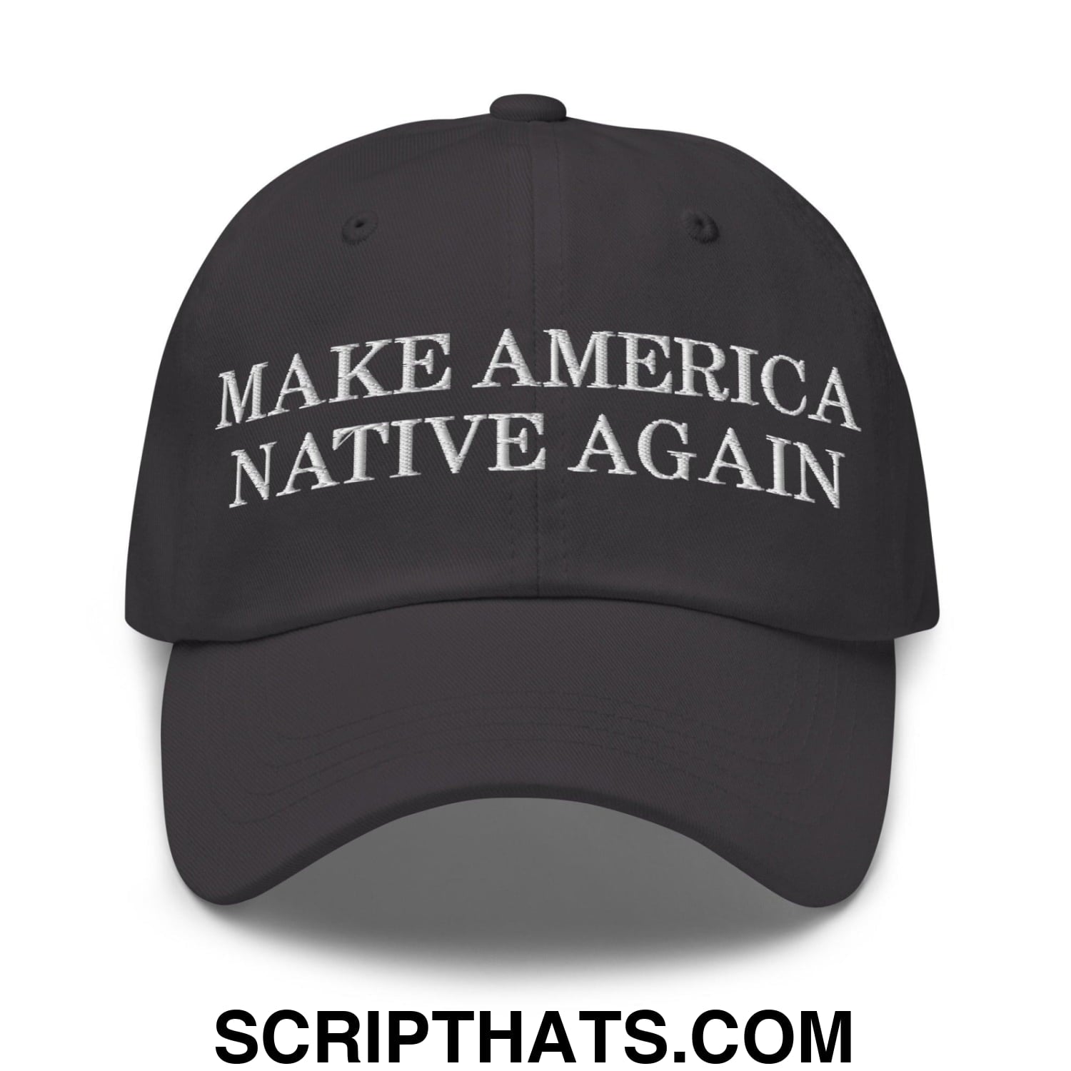Make America Native Again Dad Hat Dark Grey