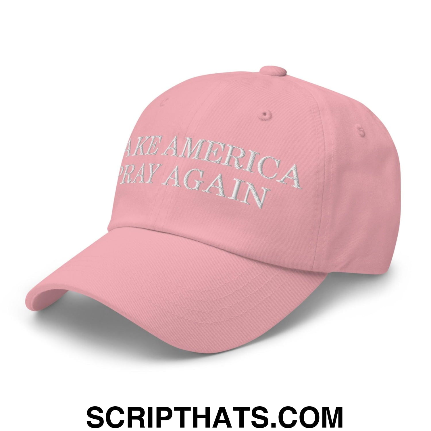 Make America Pray Again Dad Hat Pink