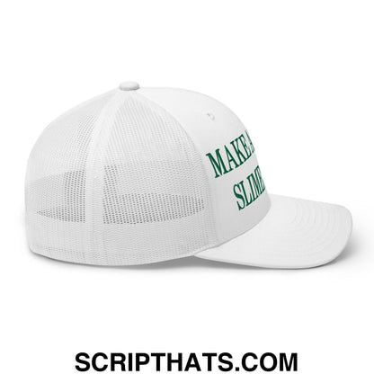 Make America Slime Again Embroidered Mesh Trucker Hat Default Title