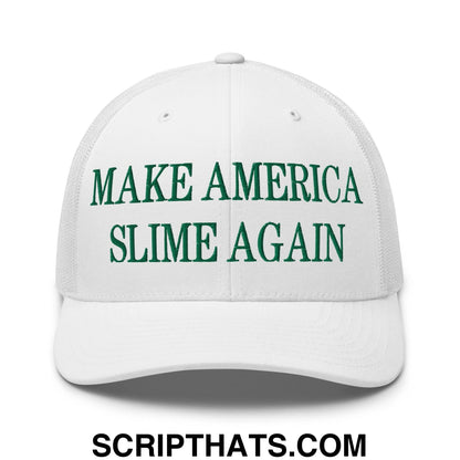 Make America Slime Again Embroidered Mesh Trucker Hat Default Title