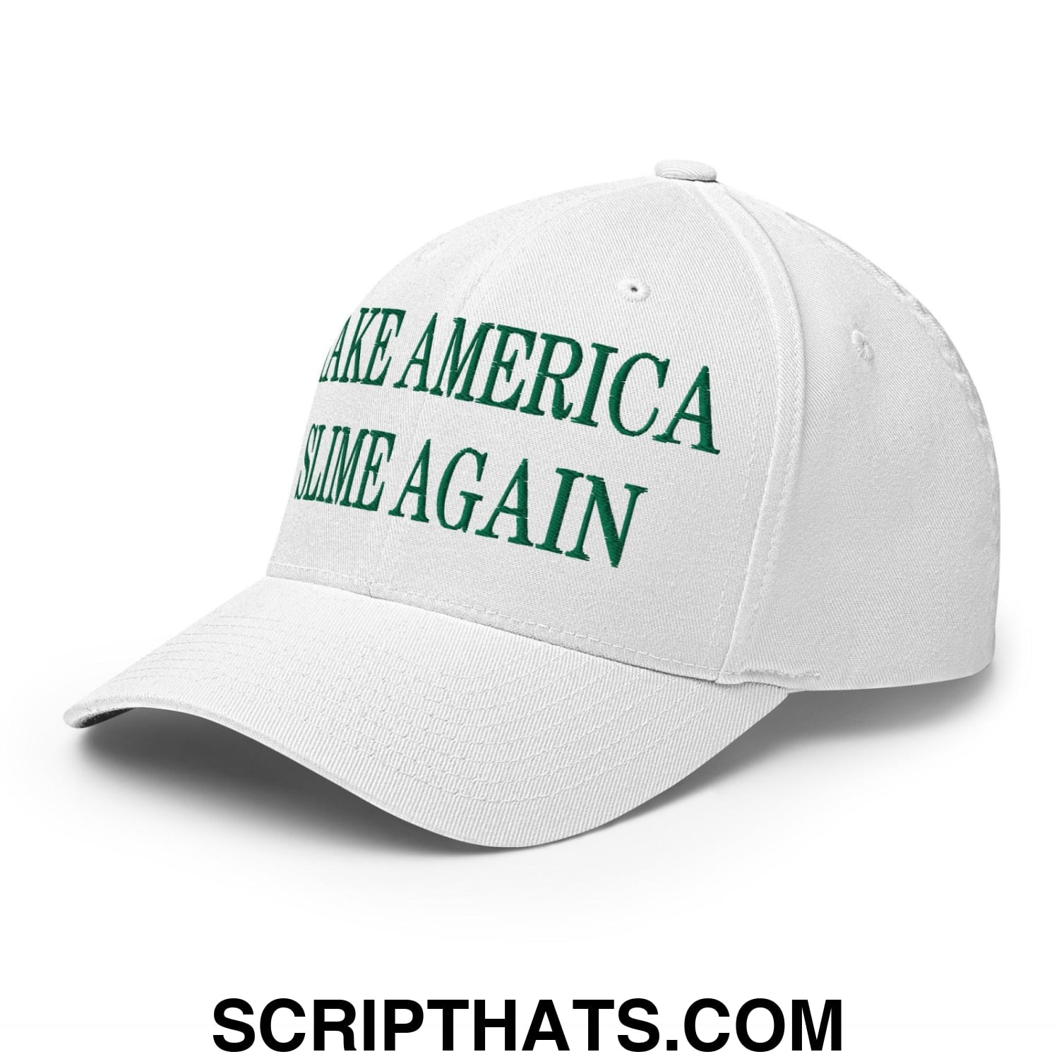 Make America Slime Again Embroidered Stretch Fit Baseball Hat