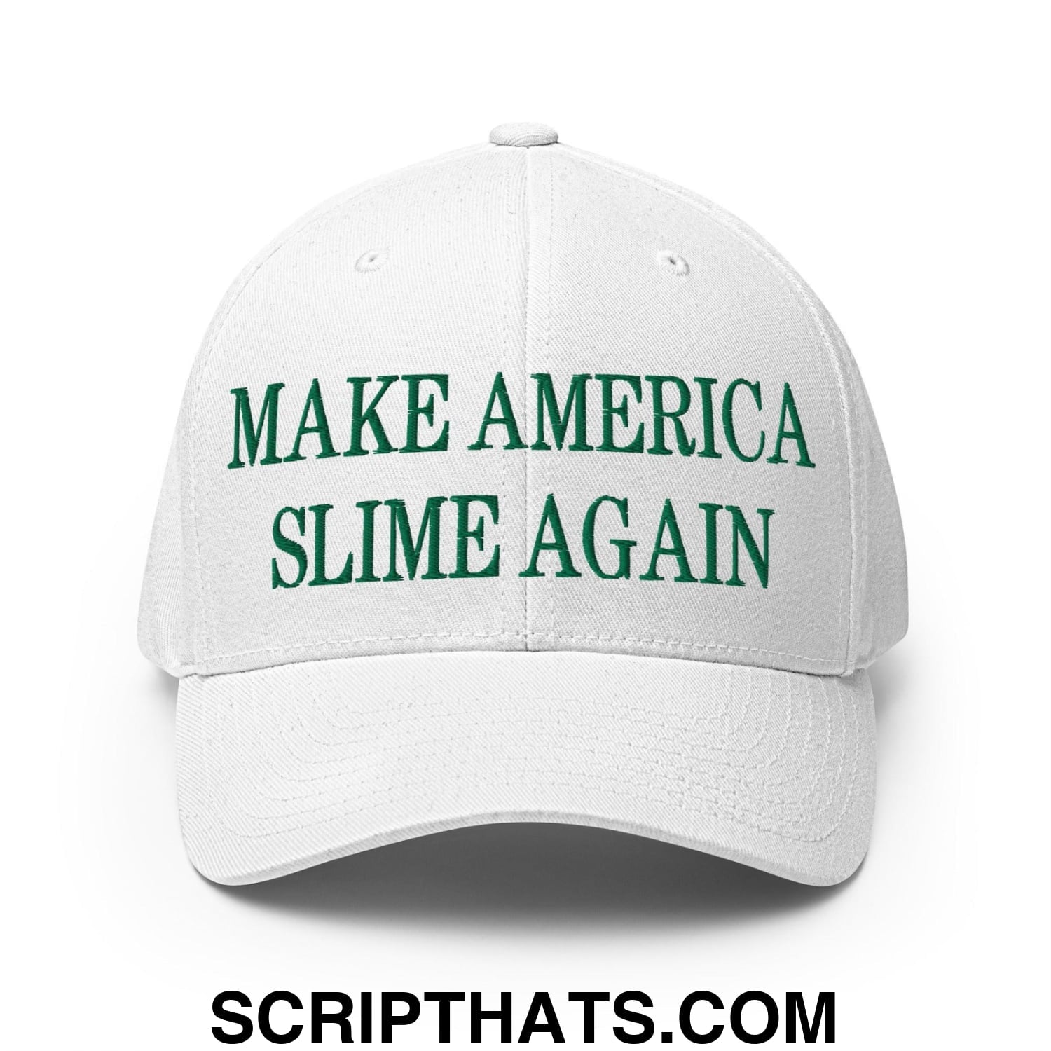 Make America Slime Again Embroidered Stretch Fit Baseball Hat