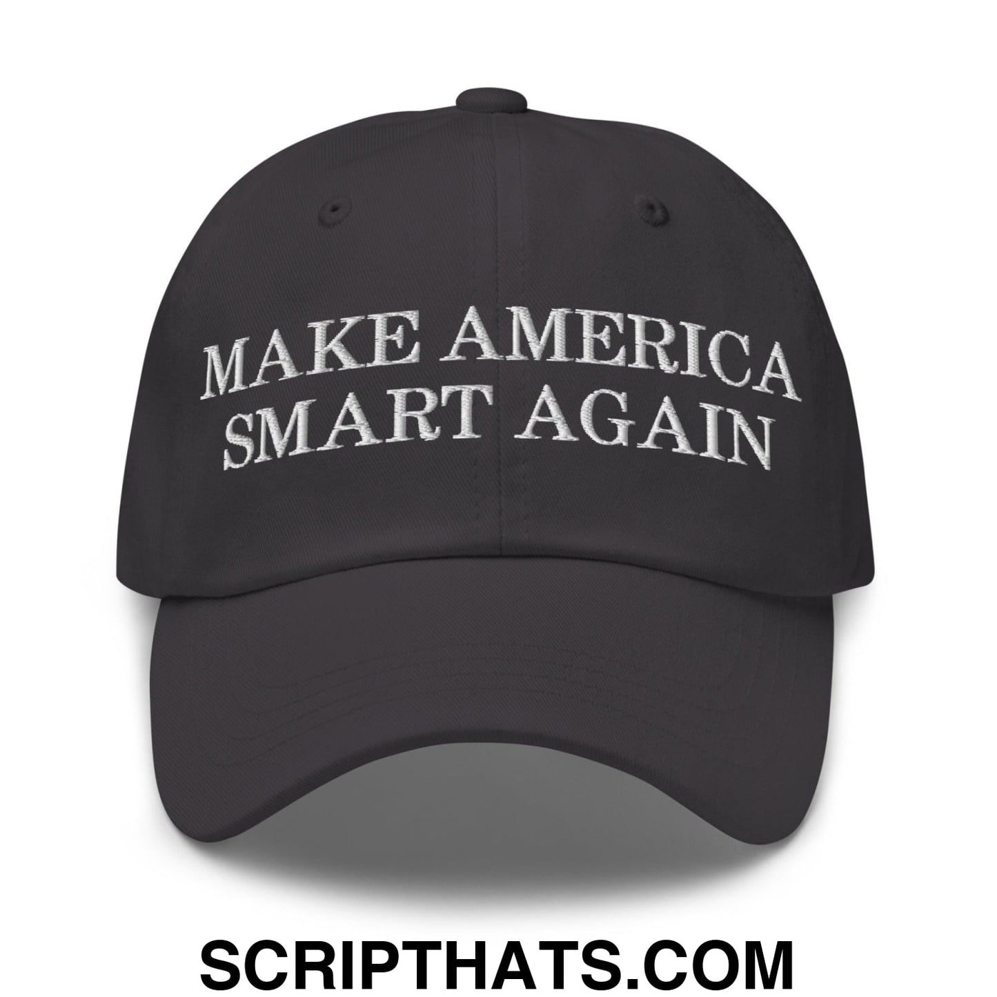 Make America Smart Again Dad Hat Dark Grey