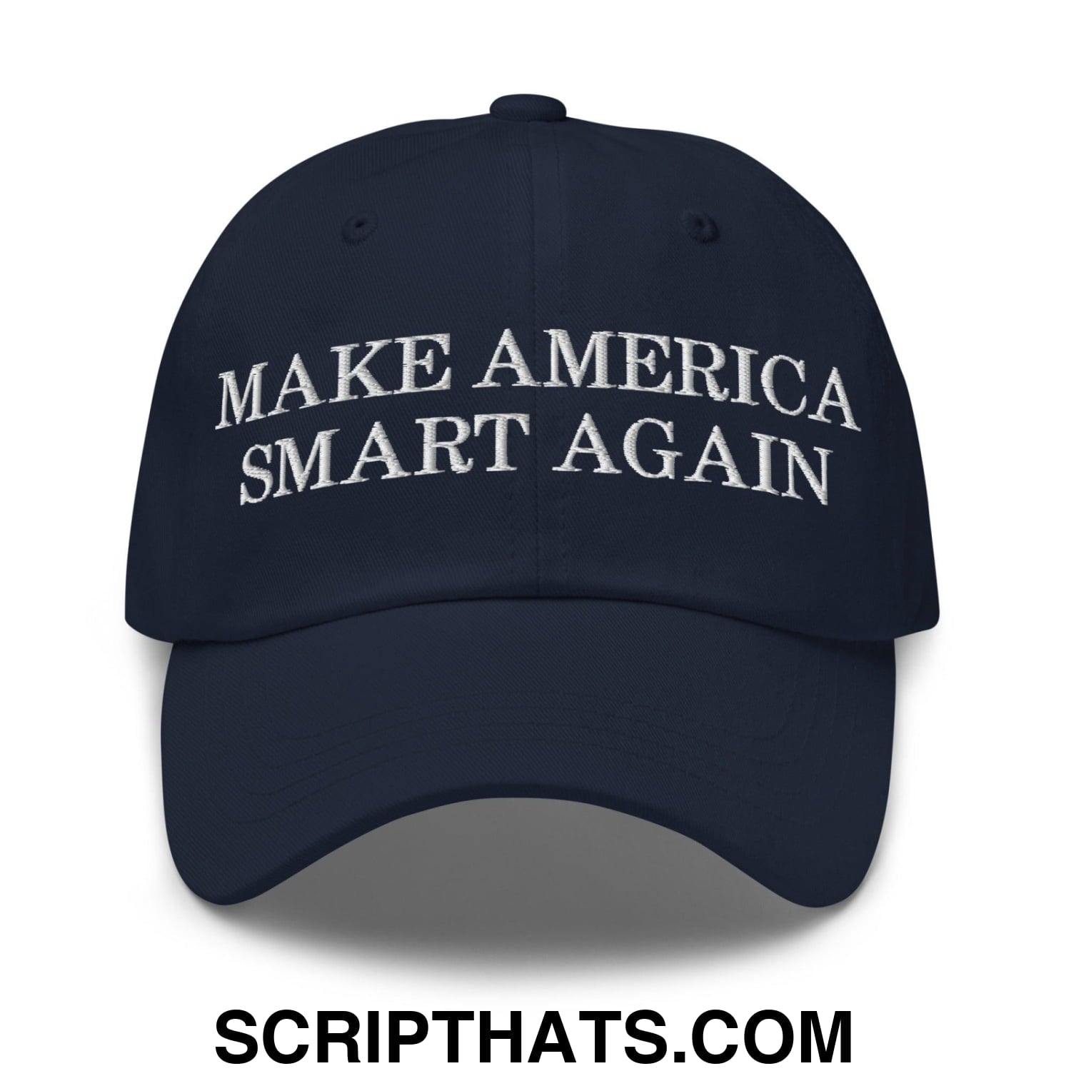 Make America Smart Again Dad Hat Navy