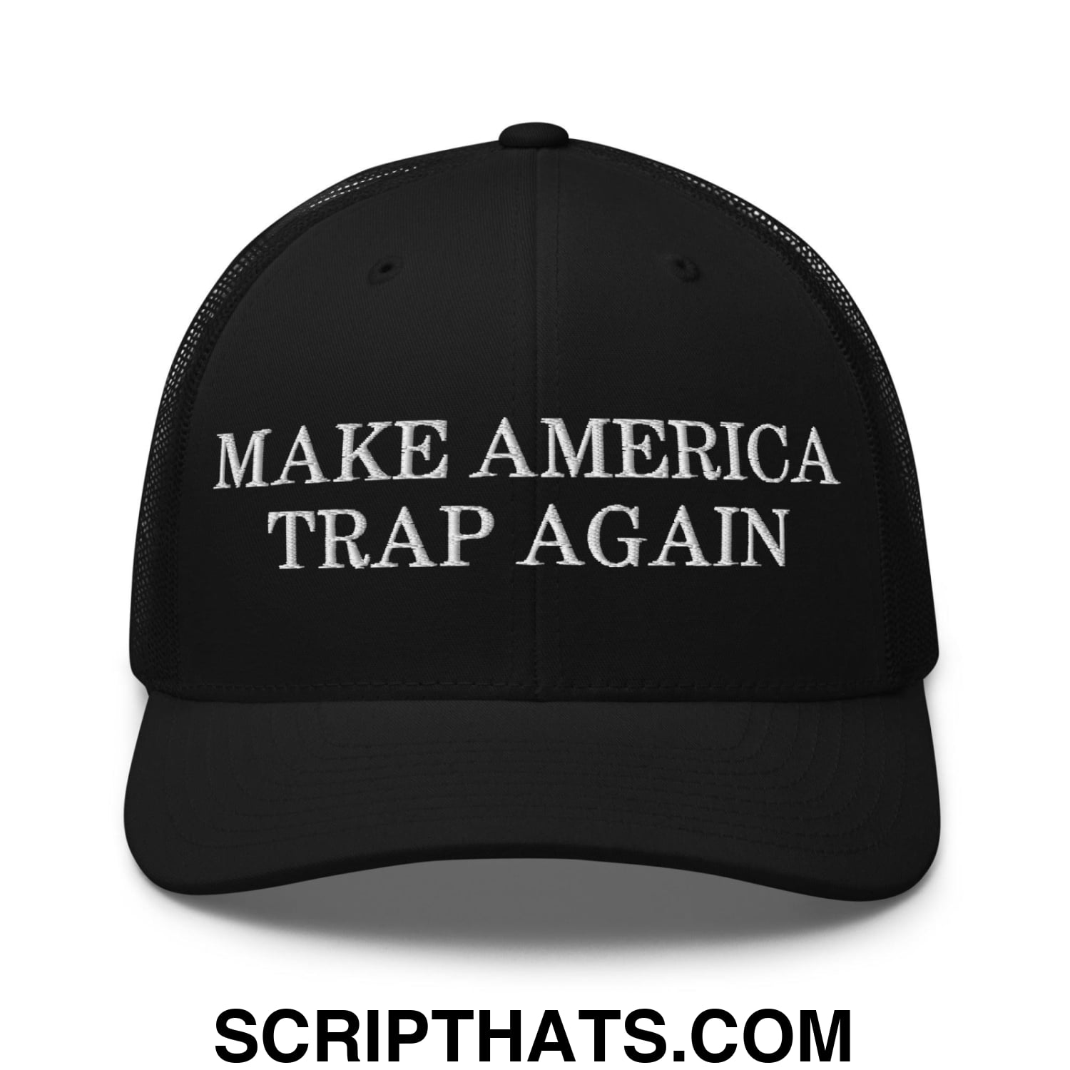 Make America Trap Again Retro Trucker Hat Black