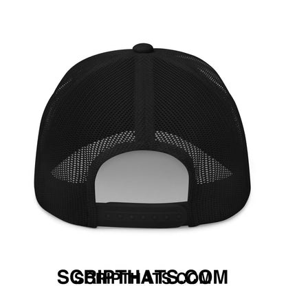 Make Antifa Great Again Embroidered Mesh Trucker Hat Moss Khaki