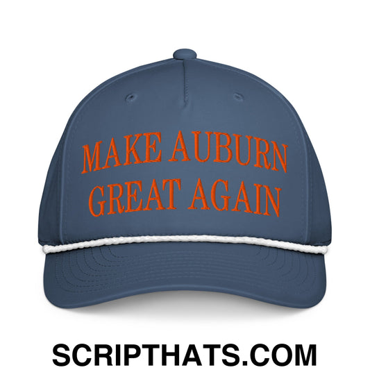 Make Auburn Great Again Embroidered 5 Panel Rope Hat Default Title