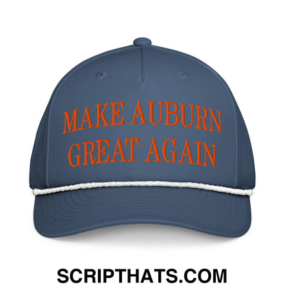 Make Auburn Great Again Embroidered 5 Panel Rope Hat Default Title