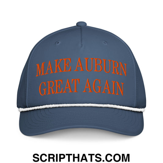 Make Auburn Great Again Embroidered 5 Panel Rope Hat Default Title
